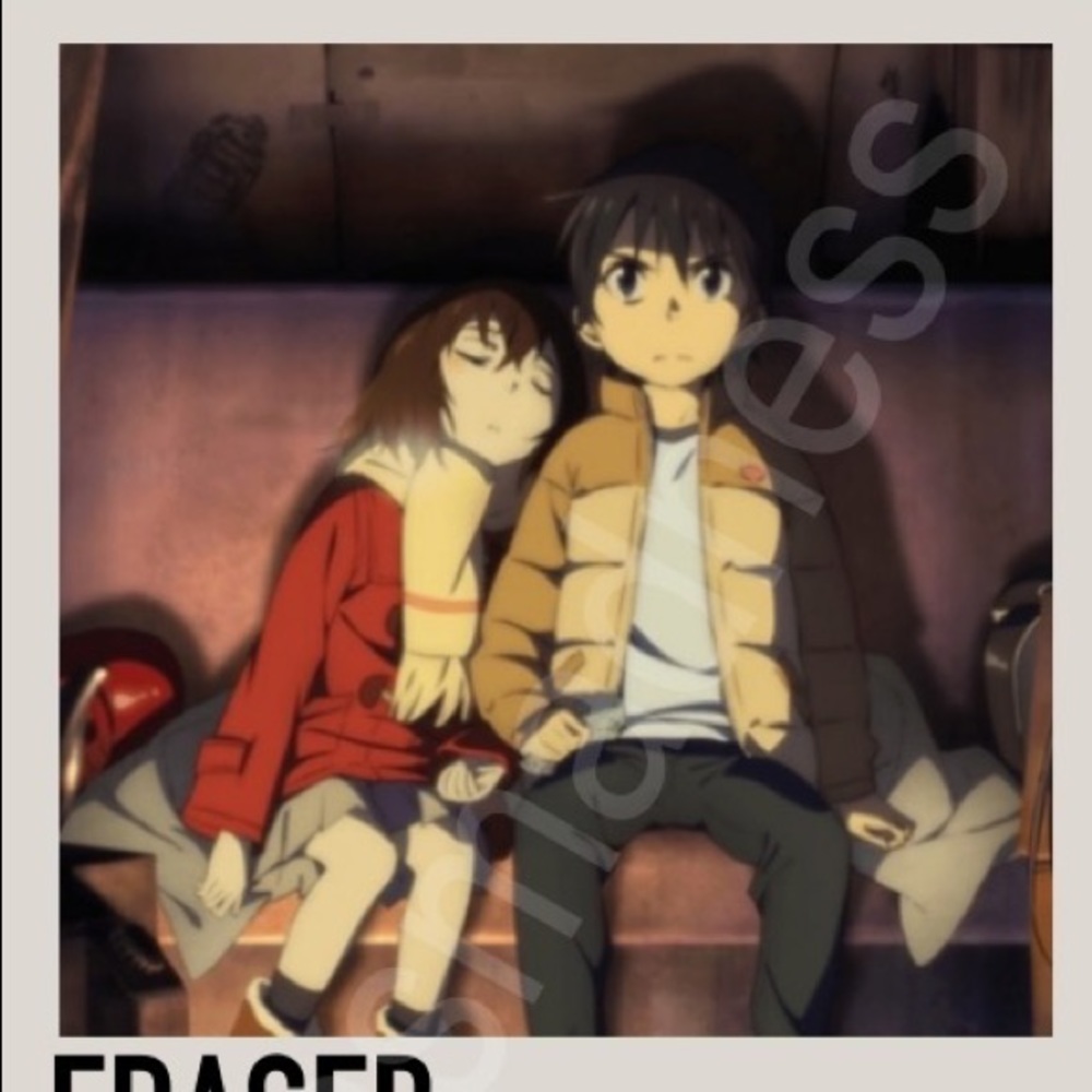 Erased Anime Keychain